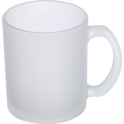 Glastasse weiß gefrostet, 300ml ANGELIKA