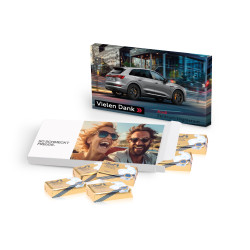 Präsentbox, Lindt Schokotäfelchen