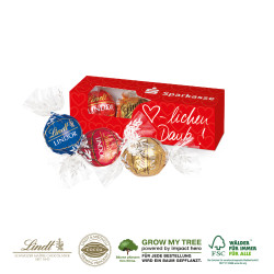 LINDT LINDOR PRÄSENT, 3ER - 3 Lindor Pralinés (ca. 36 g)