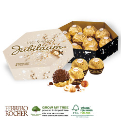 SÜßE PRÄSENTBOX „MAXI” - 10 Stück FERRERO Rocher (ca. 120 g)
