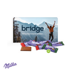 Präsentbox, Milka Schokotäfelchen