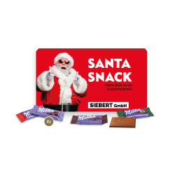 Präsentbox, Milka Schokotäfelchen - Weihnachten