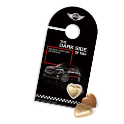 Schokokarte "Türanhänger", Lindt Herz