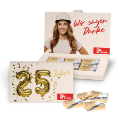 Präsentbox "Business", Lindt Schokotäfelchen