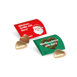 Lindt Herz, 5 g im Werbebriefchen - Weihnachten