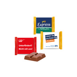 Ritter SPORT "Mini" im Werbeschuber