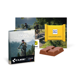Werbe-Klappkarte, Ritter SPORT Mini