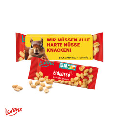 Lorenz Erdnüsse im Werbeschuber