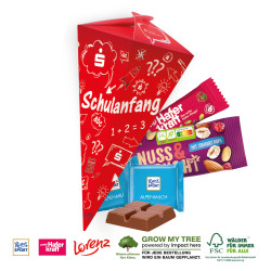 WELCOME GOODIE BAG - 1 Haferriegel Cranberry-Kürbiskern (ca. 35 g) von CORNY, 1 Lorenz Nuss & Frucht (ca. 40 g), Ritter SPORT Mini (ca. 33 g, Alpenmilch)