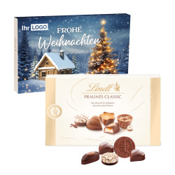Lindt Pralinés Classic im Werbeschuber - Weihnachten