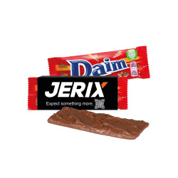 Daim Riegel im Werbeschuber