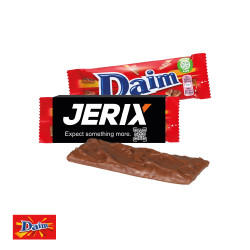 Daim Riegel im Werbeschuber