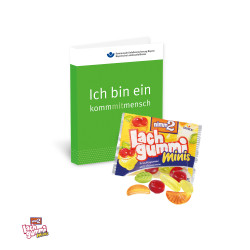 Werbe-Klappkarte, nimm2 Lachgummi minis