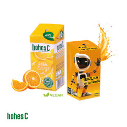 Werbegetränk "hohes C"