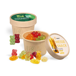 Paperbox mit Einleger, Fruchtgummi