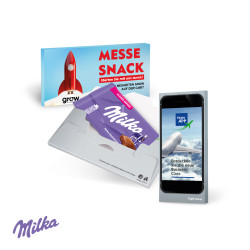 Milka Schokoladentafel, 45 g in Werbekartonage