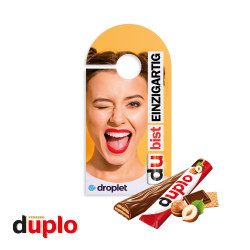 Werbekarte "Türanhänger", duplo