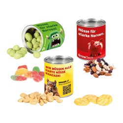 Werbe-Snack-Dose, herzhafter Snack