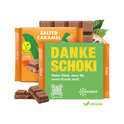 Ritter SPORT "Vegan" im Werbeschuber