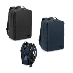 GLASGOW. Laptop-Rucksack (17") aus hochdichtem 600D-Recycling-Polyester (20L)