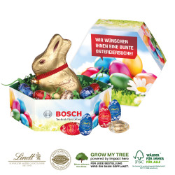 GROßES OSTERNEST MIT SCHOKOLADE VON LINDT GROßES OSTERNEST MIT SCHOKOLADE VON LINDT