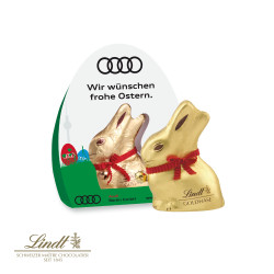Lindt Goldhase, 50 g im Werbeaufsteller