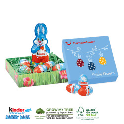 OSTERNEST MIT KINDER SCHOKOLADE OSTERNEST MIT KINDER SCHOKOLADE