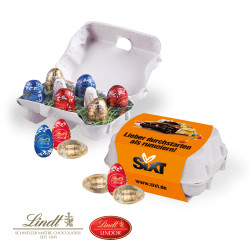 Präsent, Lindt Schokoladen-Eier 6er