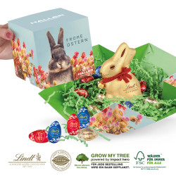 OSTER-WERBEWÜRFEL MIT SCHOKOLADE VON LINDT OSTER-WERBEWÜRFEL MIT SCHOKOLADE VON LINDT