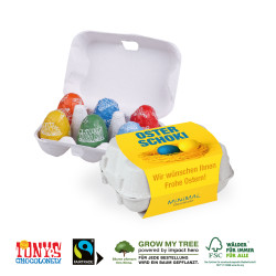 SCHOKO-EIER 6ER MIT TONY´S SCHOKOLADE SCHOKO-EIER 6ER MIT TONY´S SCHOKOLADE