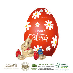 WERBE-OSTEREI MIT SCHOKOLADENMISCHUNG VON LINDT  WERBE-OSTEREI MIT SCHOKOLADENMISCHUNG VON LINDT