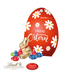 Werbe-Osterei, Lindt Schokoladen-Eier und Goldhase