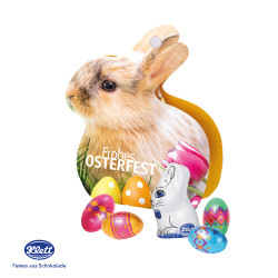 Werbe-Hase, Klett Schokoladen-Eier und Osterhase