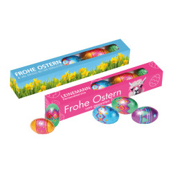 Präsent "Eier Parade", Klett Schokoladen-Eier