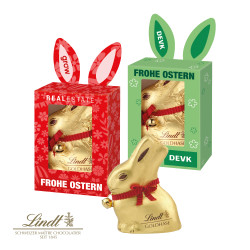 Lindt Goldhase, 50 g in Werbekartonage