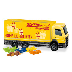 3D Adventskalender "LKW", Ritter SPORT Schokowürfel