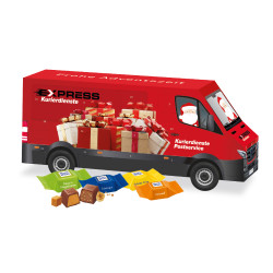 3D Adventskalender "Transporter", Ritter SPORT Schokowürfel