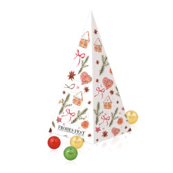 Adventskalender "Weihnachtspyramide", Fairtrade® Schokolade