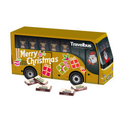 3D Adventskalender "Bus", Sarotti Fairtrade® Schokolade
