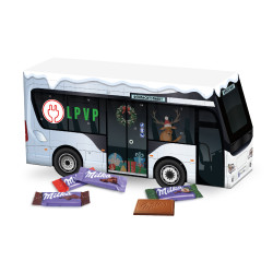 3D Adventskalender "Bus", Milka Schokolade