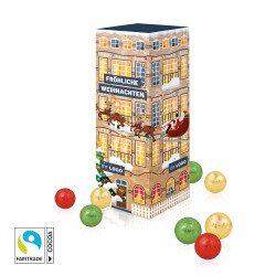 Adventskalender "Turm", Fairtrade® Schokolade
