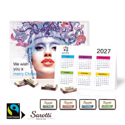 "2 in 1" Marken-Adventskalender, Sarotti mit Jahresplaner