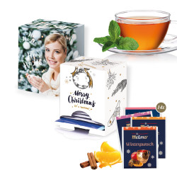 14 Tage Teegenuss - 14 Teebeutel von Meßmer einzeln in Aromaschutzverpackung - gebrannt Mandel