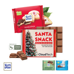 Ritter SPORT im Werbeschuber - Weihnachten