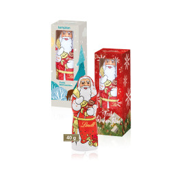 Lindt Weihnachtsmann, 40 g in Werbekartonage