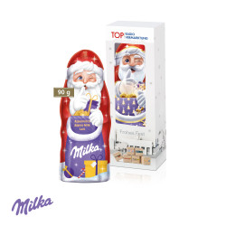 Milka Weihnachtsmann, 90 g in Werbekartonage