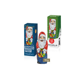 Klett Weihnachtsmann, 15 g in Werbekartonage