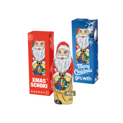 Klett Weihnachtsmann, 40 g in Werbekartonage