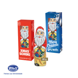 Klett Weihnachtsmann, 40 g in Werbekartonage
