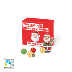 Werbebox "Santa", Fairtrade® Schokolade
